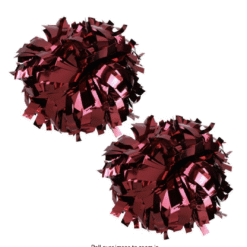 Alternative view of Помпони #77 бордо "Maroon"