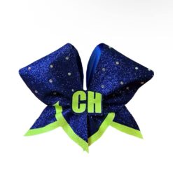 Бант з глітером і стразами 3547
